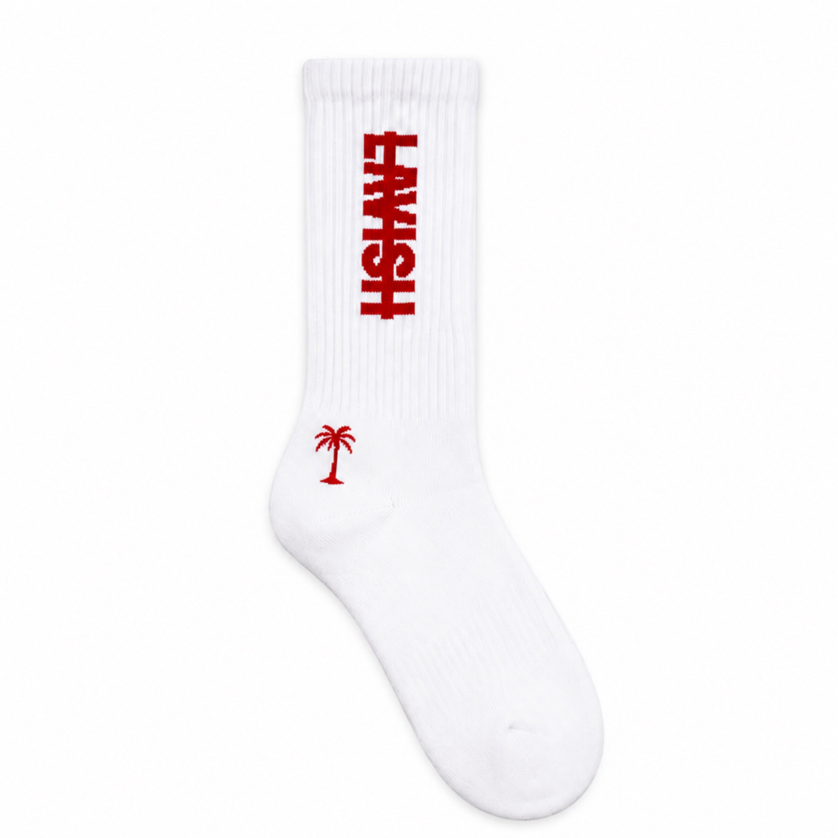 Lavish Socks White/Red