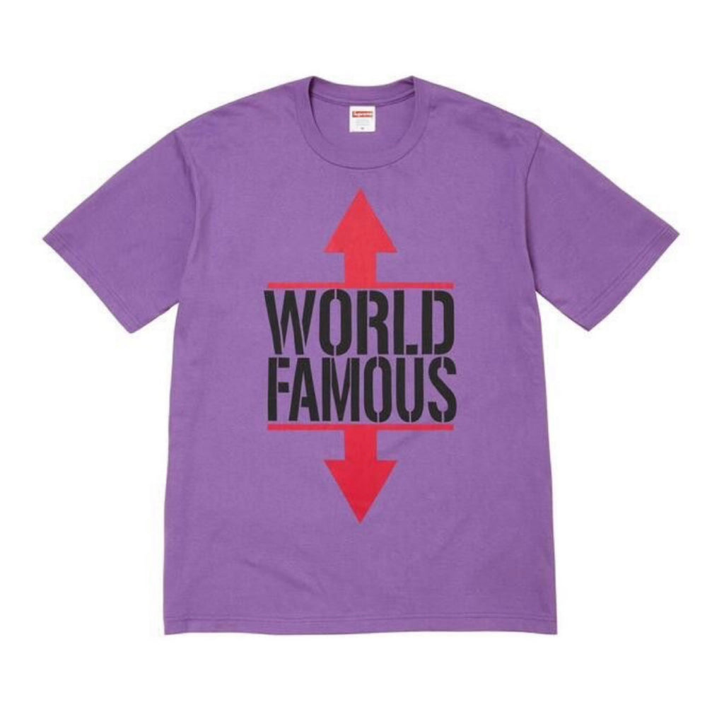 Supreme World Famous Tee “Purple”