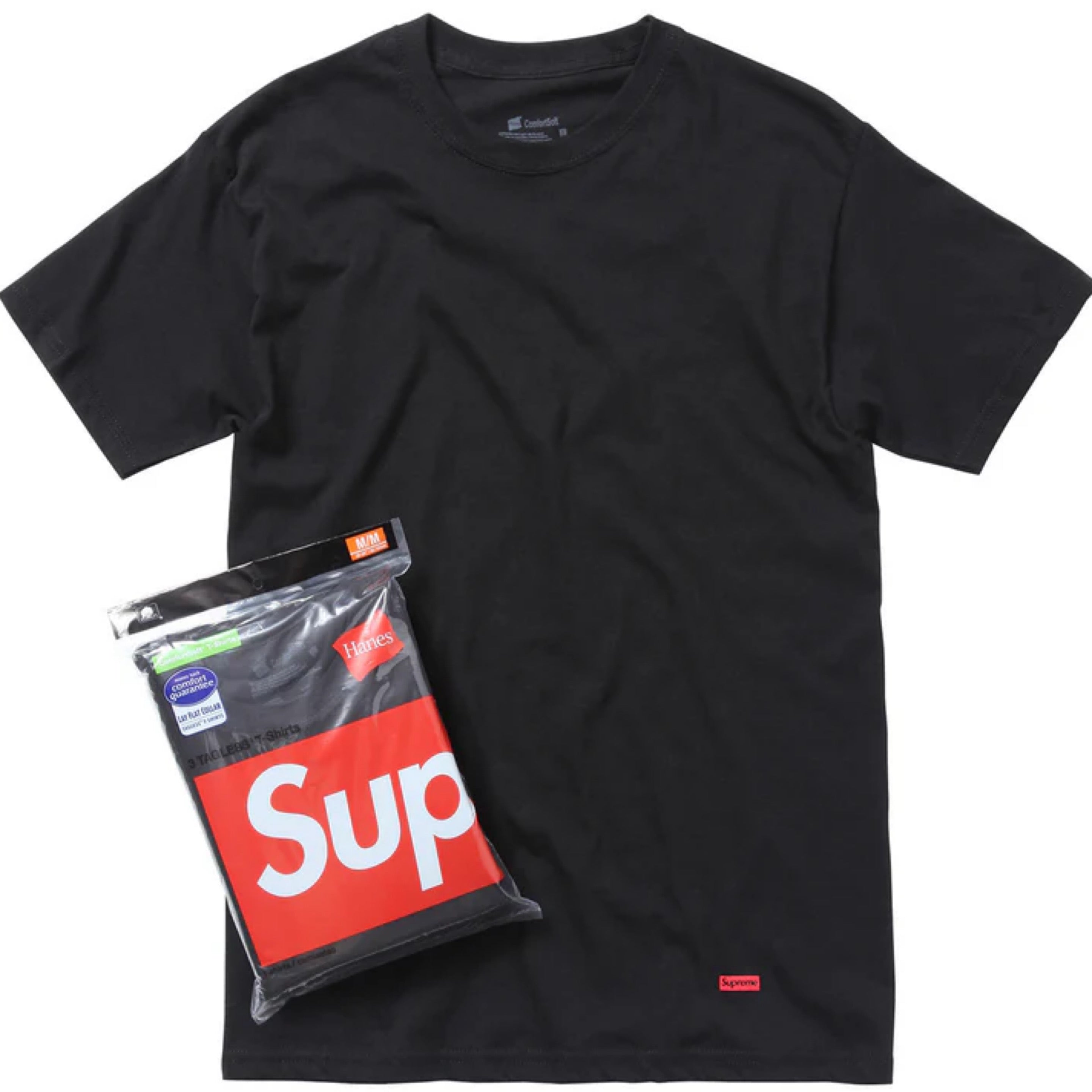 Supreme T-Shirt (3 pack Black)