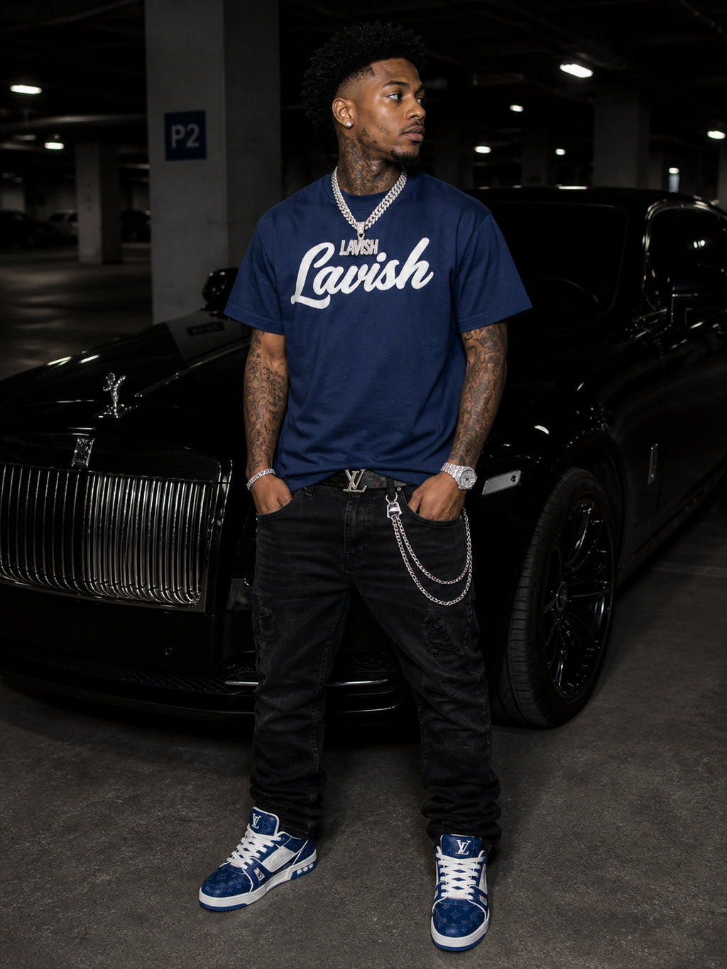 Lavish Classic Signature Logo Tee – Premium Luxury Streetwear T-Shirt