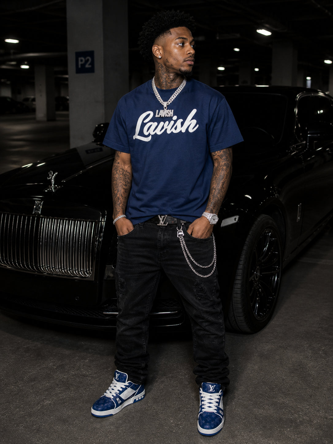 Lavish Classic Signature Logo Tee – Premium Luxury Streetwear T-Shirt