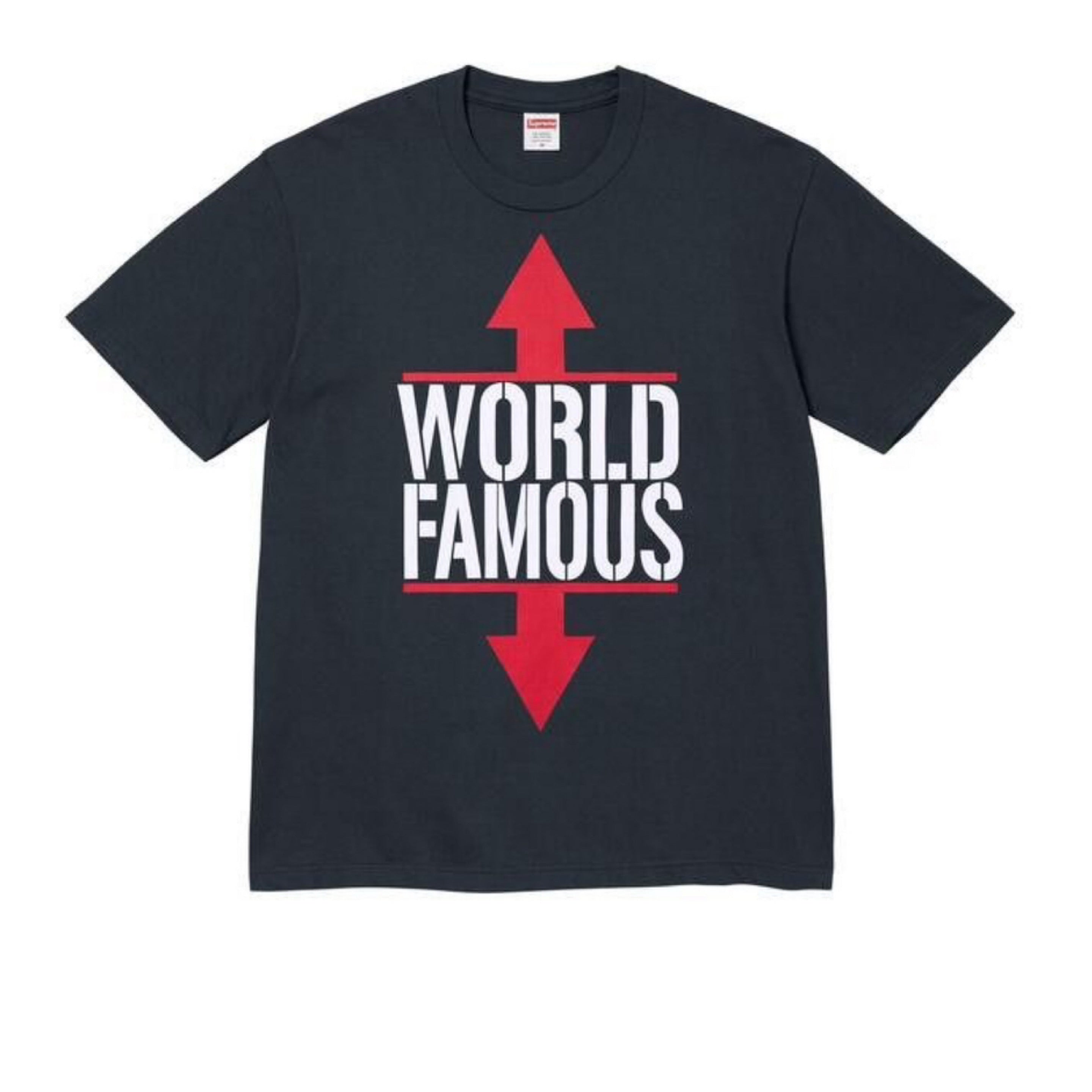 Supreme World Famous Tee “Navy”
