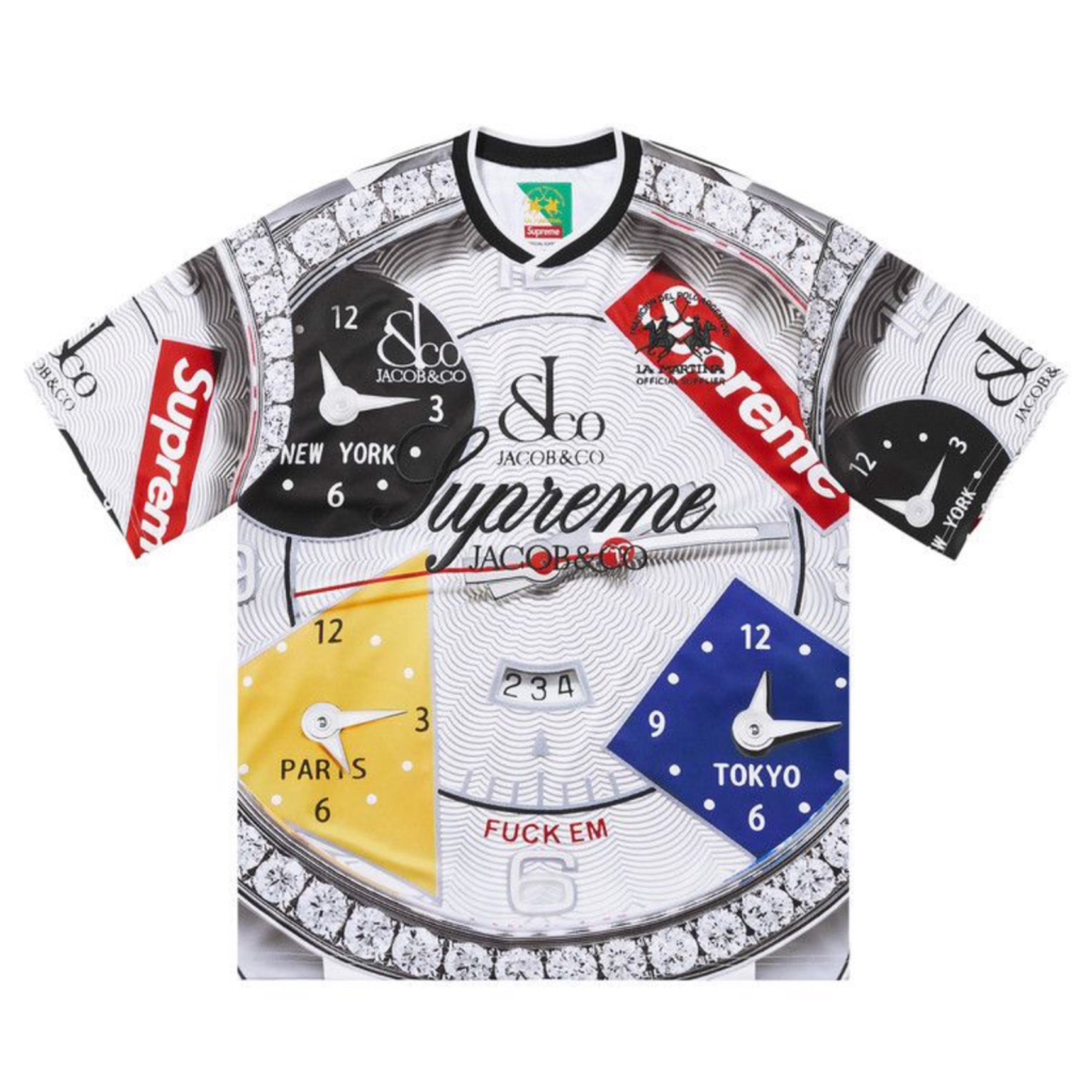 Supreme x La Martina x Jacob & Co Jersey “White”
