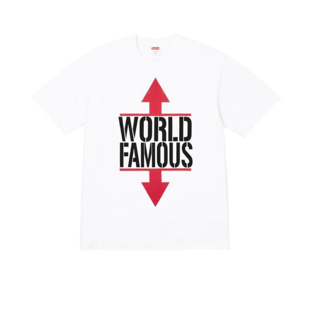 Supreme World Famous Tee “White”