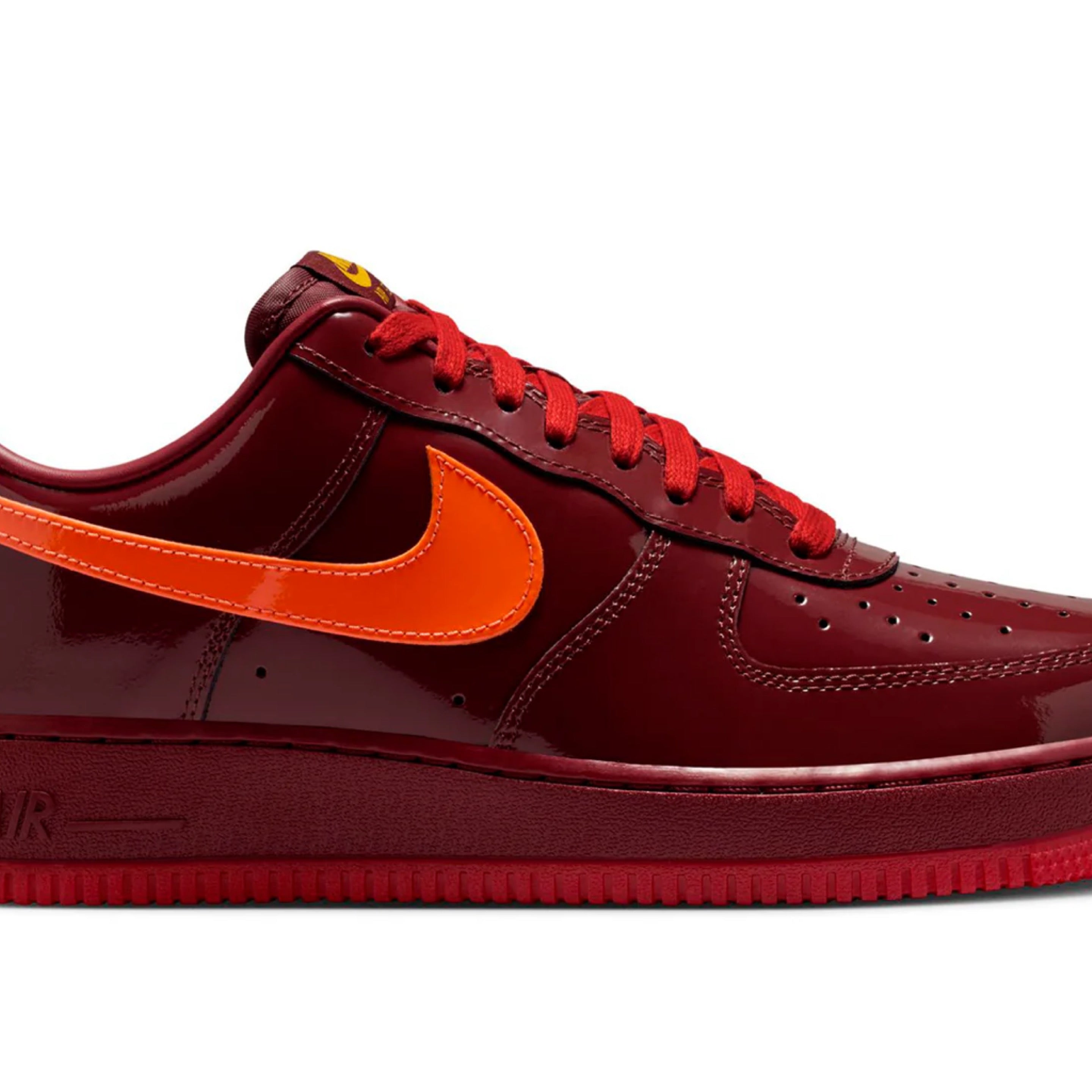 Nike Air force 1 low Patent Leather Dark red team