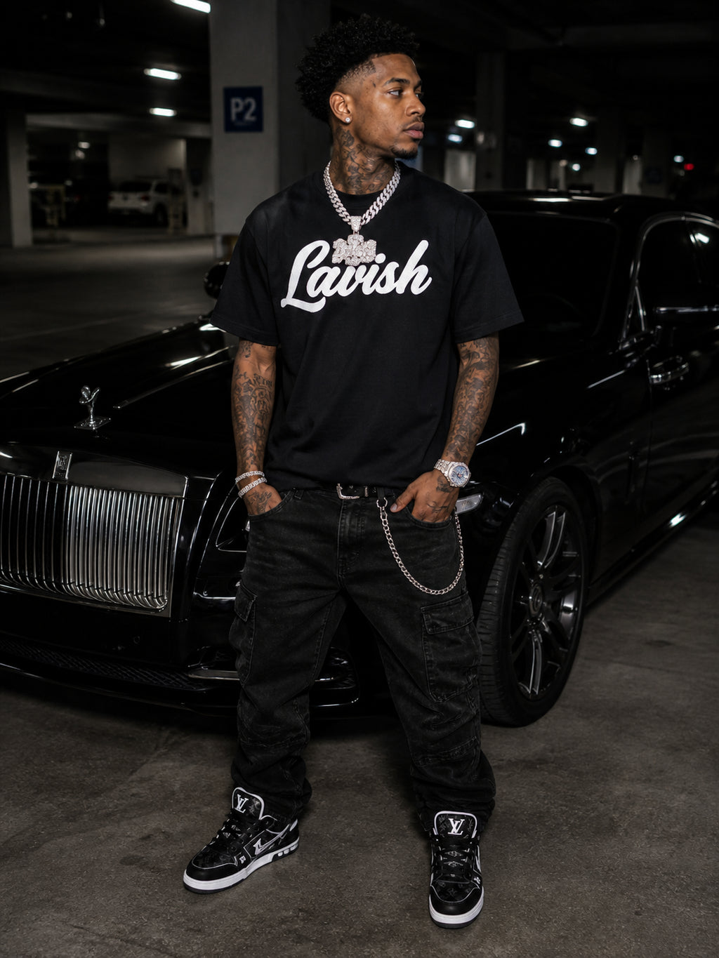 Lavish Classic Signature Logo Tee – Premium Luxury Streetwear T-Shirt
