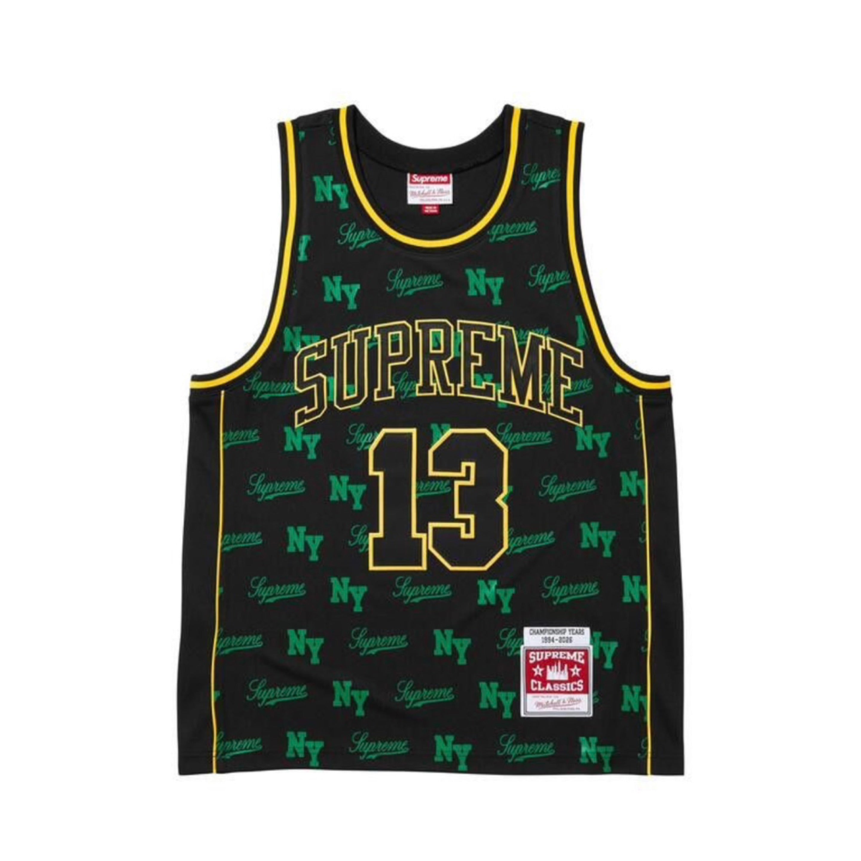 Supreme X Mitchell & Ness “Monogram Jersey Black”